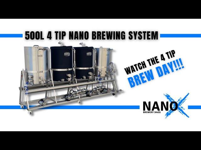 BREW DAY - NANO 500L 4 Tip Brewery