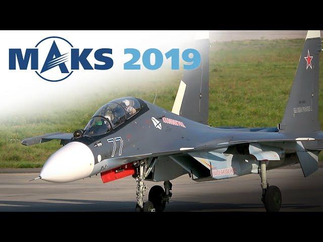 MAKS 2019 ️ SU-30SM Beautiful Vapour Vortices! - HD 60fps