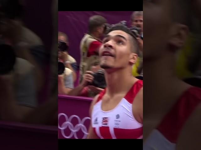 The worst way to lose a gold medal. #strength #gymnastics #olympics #pommelhorse #competition