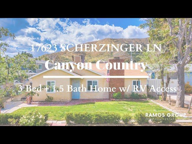 3+1.5 Santa Clarita Home w/ RV Access