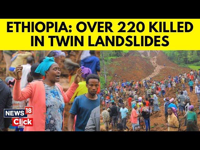 Ethiopia Landslide Latest | People Use Shovels And Bare Hands To Search For Survivors | N18G