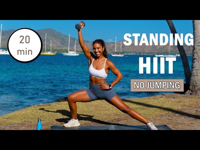 20 Minute Full Body Dumbbell Strength Workout | All Standing, No Repeat, No Jumping Modern Fit Girl