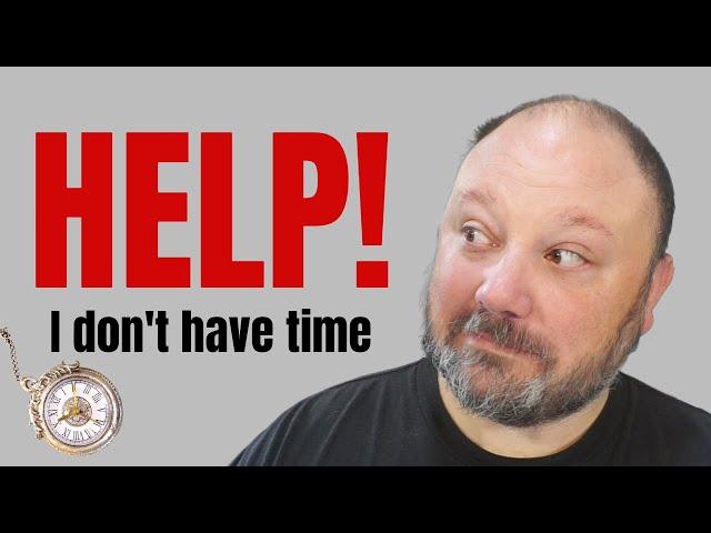 HELP - I Don't Have Enough Time For Voiceover | Tips for Voice Actors