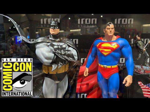 SDCC 2024 Alex Ross 1/4 Scale Superman & Batman from Iron Studios