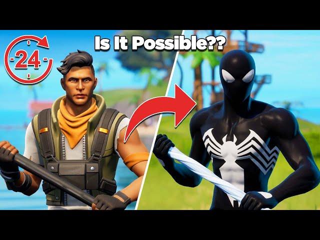 Is It Possible to Unlock Spider-Man in 24 Hours Without Buying Any Tiers?? - Fortnite Experiment