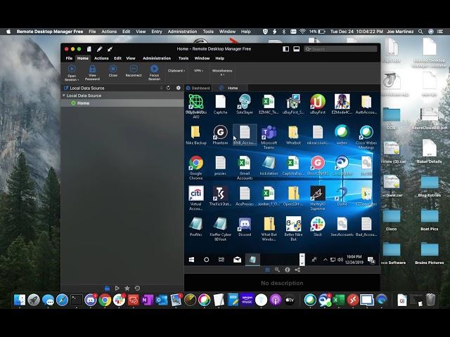 Remote Desktop Manager - Mac OS