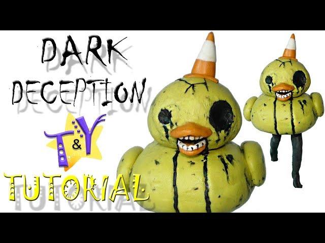 Как слепить Утенка Дарк Дисепшн из пластилина Туториал Duck Dark Deception Tutorial