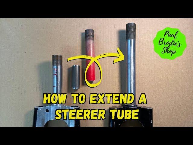 How to extend a steerer tube - Framebuilding 101 with Paul Brodie