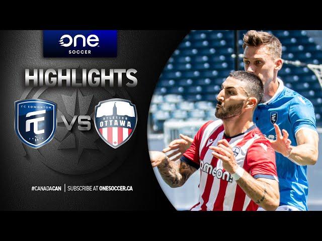 HIGHLIGHTS: FC Edmonton vs. Atletico Ottawa (June 26, 2021 - Canadian Premier League)