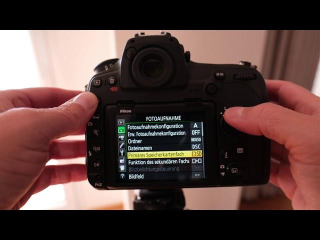 Nikon D850 Base Tipps in Dialekt (quick & dirty für einen Kollegen)