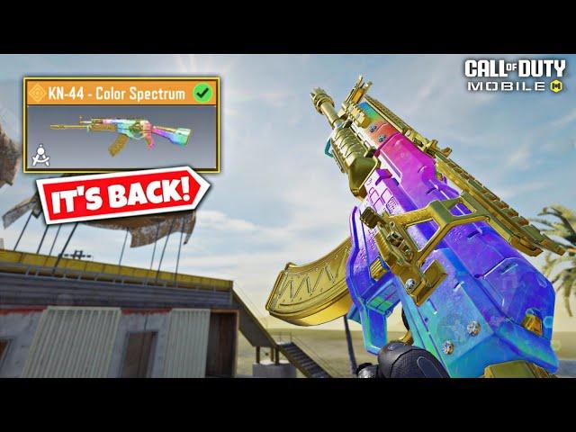 Finally OG KN-44 - Color Spectrum is Back | Best KN44 gunsmith in CODM