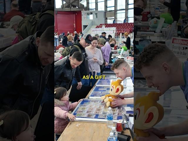 Have you heard of chimchar? | Pokemon card vendor POV #pokemon #wholesome #kindness