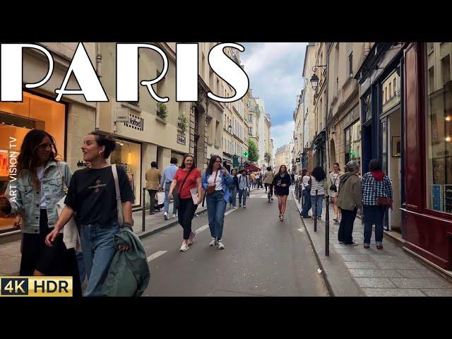 [PARIS 4K] WALK IN PARIS "1 HOUR WALK IN HEART OF PARIS(MARAIS)" (4K60 FPS VERSION) 01/JUNE/2024