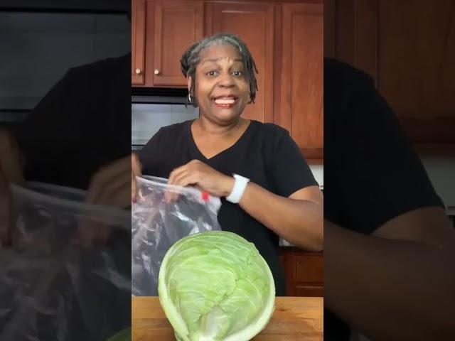 Chef Tip! (Easiest way to prepare Cabbage) #shorts