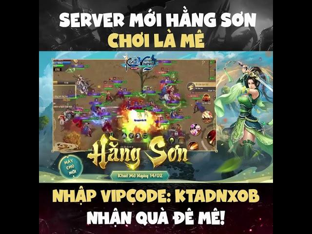  KIẾM VƯƠNG ADNX MOBILE | MÁY CHỦ MỚI HẰNG SƠN 