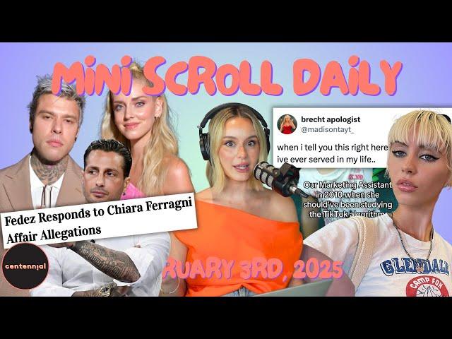 Fedez x Chiara Ferragni affair update, Iris Law viral restaurant drama + new CorporateTok trend