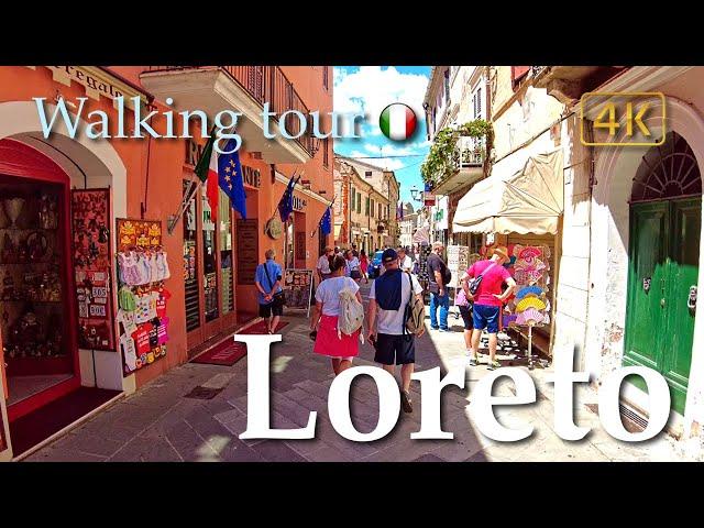 Loreto (Marche), Italy【Walking Tour】History in Subtitles - 4K