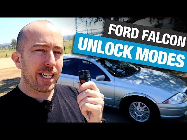 Unlocking Your Falcon's Hidden Locking Mode! Ford AU2/3, BA, BF, FG & FGX Driver's Door Only Unlock