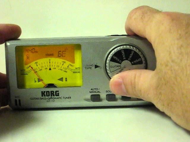 Sale Item Demo - Korg GT-12 Electronic Guitar Tuner