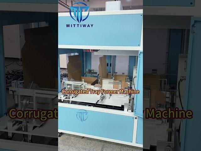 Corrugated Box Folding Machine Manufacturer Tray Erector E-commerce Packaging Machine