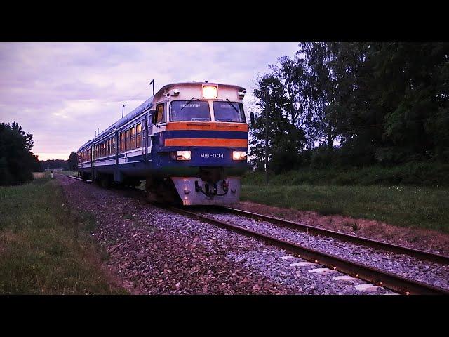 Дизель-поезд МДП-004 на станции Вороново