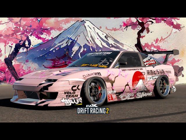 Phoenix NX ( Nissan 180SX ) • SUMI-E LIVERY • Customization • CarX Drift Racing 2