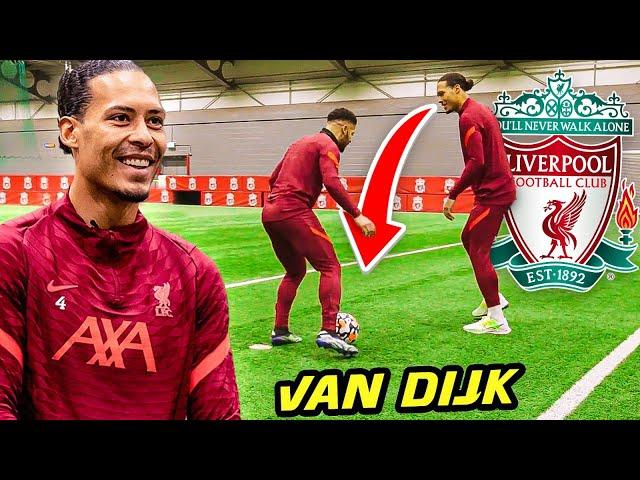 I TRAINED WITH LIVERPOOL FC FIRST TEAM | VIRGIL VAN DIJK AND ANDY ROBERTSON 