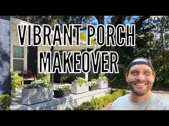 Vibrant Front Porch Makeover | Supertunias, Superbenas, & Sunpatiens // The Gardener's Garden