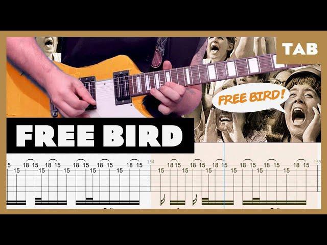 Lynyrd Skynyrd - Free Bird - Guitar Tab | Lesson | Cover | Tutorial