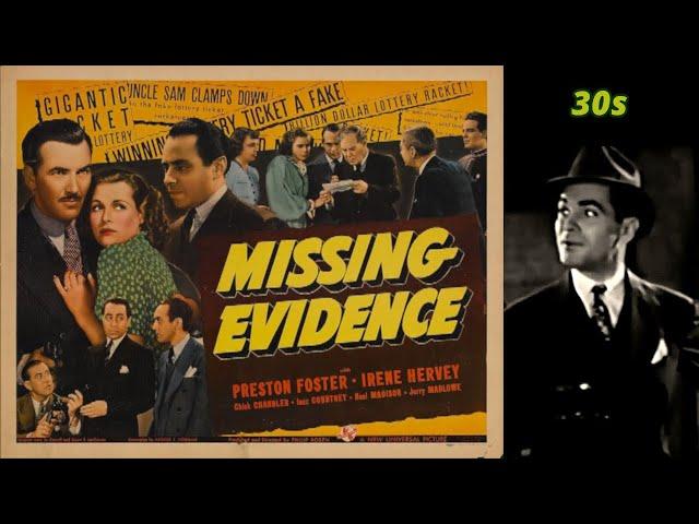 Missing Evidence 1939 / Phil Rosen