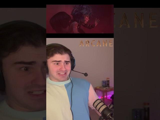 JINX VS WARWICK WAS AMAZING #reaction #shorts #arcane #arcaneseason2