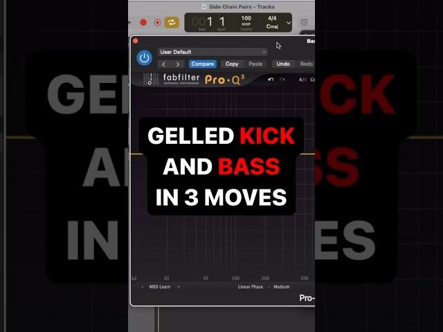 Gelled Kick and Bass in 3 Moves