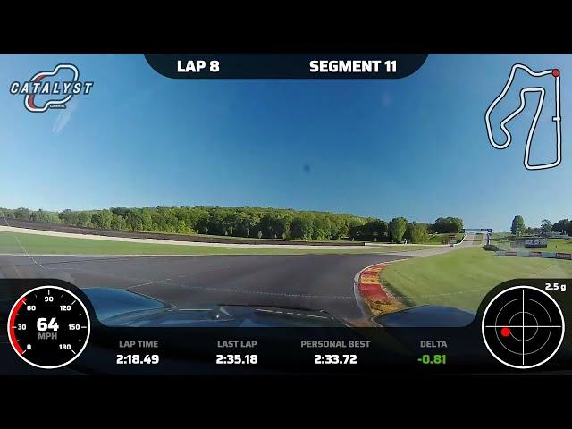 ROAD AMERICA 9-28-22 2017 CHEVROLET CORVETTE C7 GRAND SPORT NEW PB! 2:32.91 CRUISE FOR A CAUSE EVENT