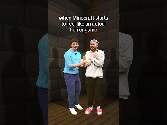 Those random sounds are so creepy… #comedy #videogames #minecraft