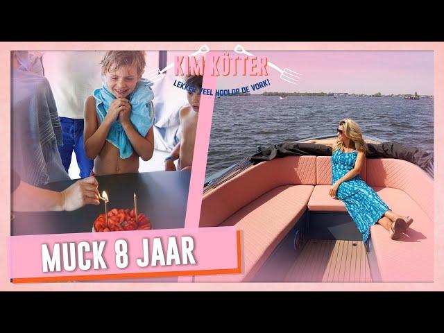 Varen in onze NIEUWE BOOT & Muck's VERJAARDAG vieren! #237 | Kim Kötter