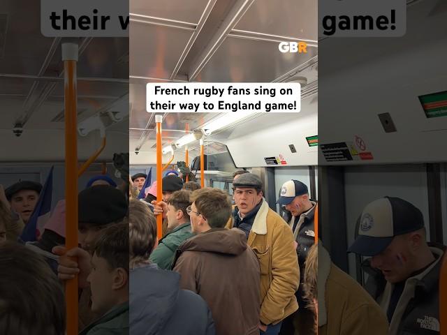 French fans do it right! #rugby