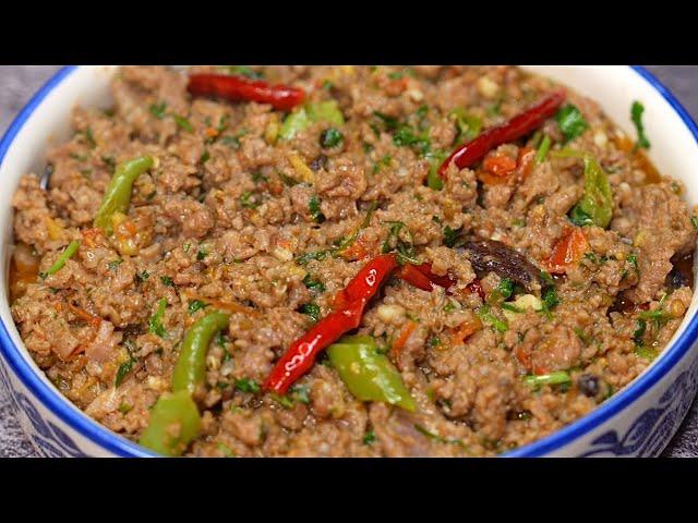 Lucknowi Kate Masale Ka Keema | Khade Masale Ka Bhuna Keema | Stew Keema Recipe