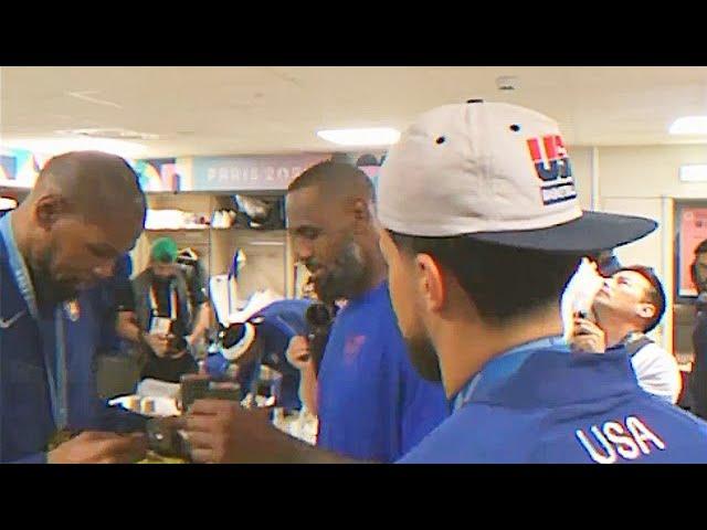 Team USA Basketball Behind The Scenes At 2024 Paris Olympics With Locker Room Footage! 2024 Team USA