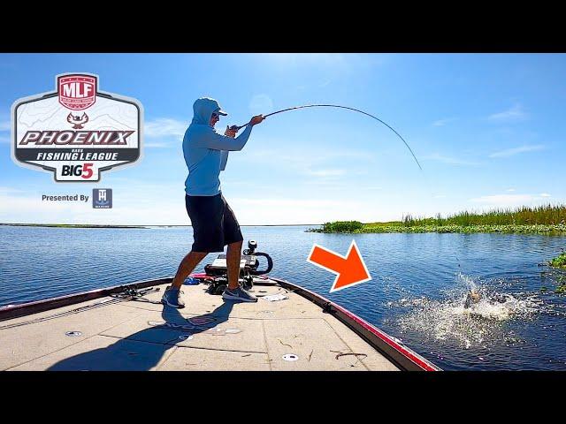 FISHING FOR THE WIN!! DAY 2 BFL SUPER | LAKE OKEECHOBEE 