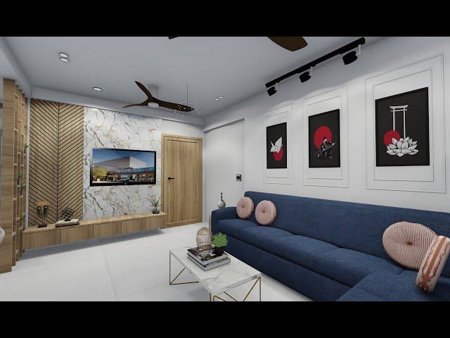 Walkthrough to our upcoming 3BHK Apartment | Architectural Virtual Tour 3D Interior Animation Design