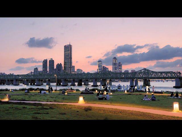 【4K UHD】 SEOUL WALK - Seoul's Most Beautiful Sunset & Night view Nice Place.