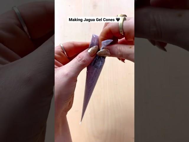 How I Make Jagua Gel Cones ️‍ #henna #jagua #satisfyingvideos