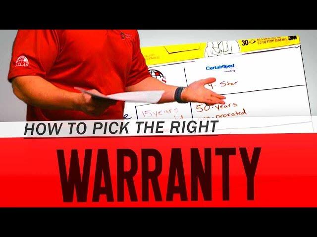 Certainteed 4 star and Atlas Signature Series Roofing Warranties EXPLAINED!