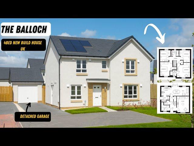 NEW BUILD HOUSE TOUR UK 2025 | STEP INSIDE BARRAT HOMES THE BALLOCH 4BED Detached Showhome