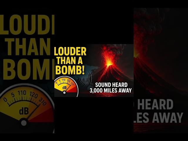 Loudest Sound On Earth  #shorts #facts #youtubeshorts