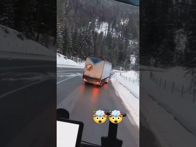 Страшный гололёд #дальнобой #дальнобойщики #truck #shortsvideo