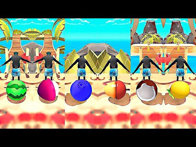 Rolling Ball Master: 6 Color Monkey Ball on 6 Tropical Levels! Race-689