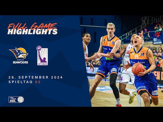 ROSTOCK SEAWOLVES vs. BG Göttingen - Full Game Highlights - Spieltag 02, Saison 2024/25