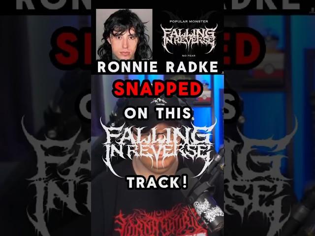 Ronnie Radke SNAPPED on this Falling In Reverse track!! 