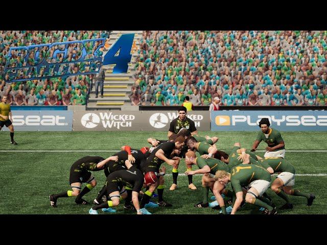 Ireland vs Springboks on Rugby Challenge 4